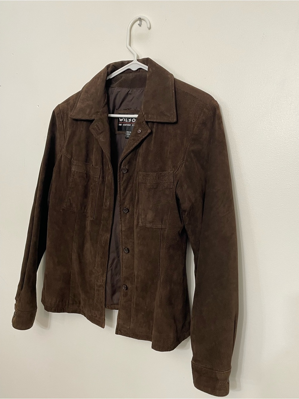Wilson Brown Suede Leather Jacket - Picture 3 of 12